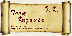Tara Kuzović vizit kartica